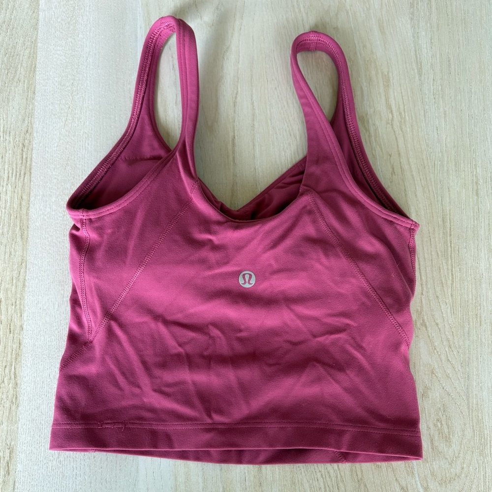 Pink lululemon align tank